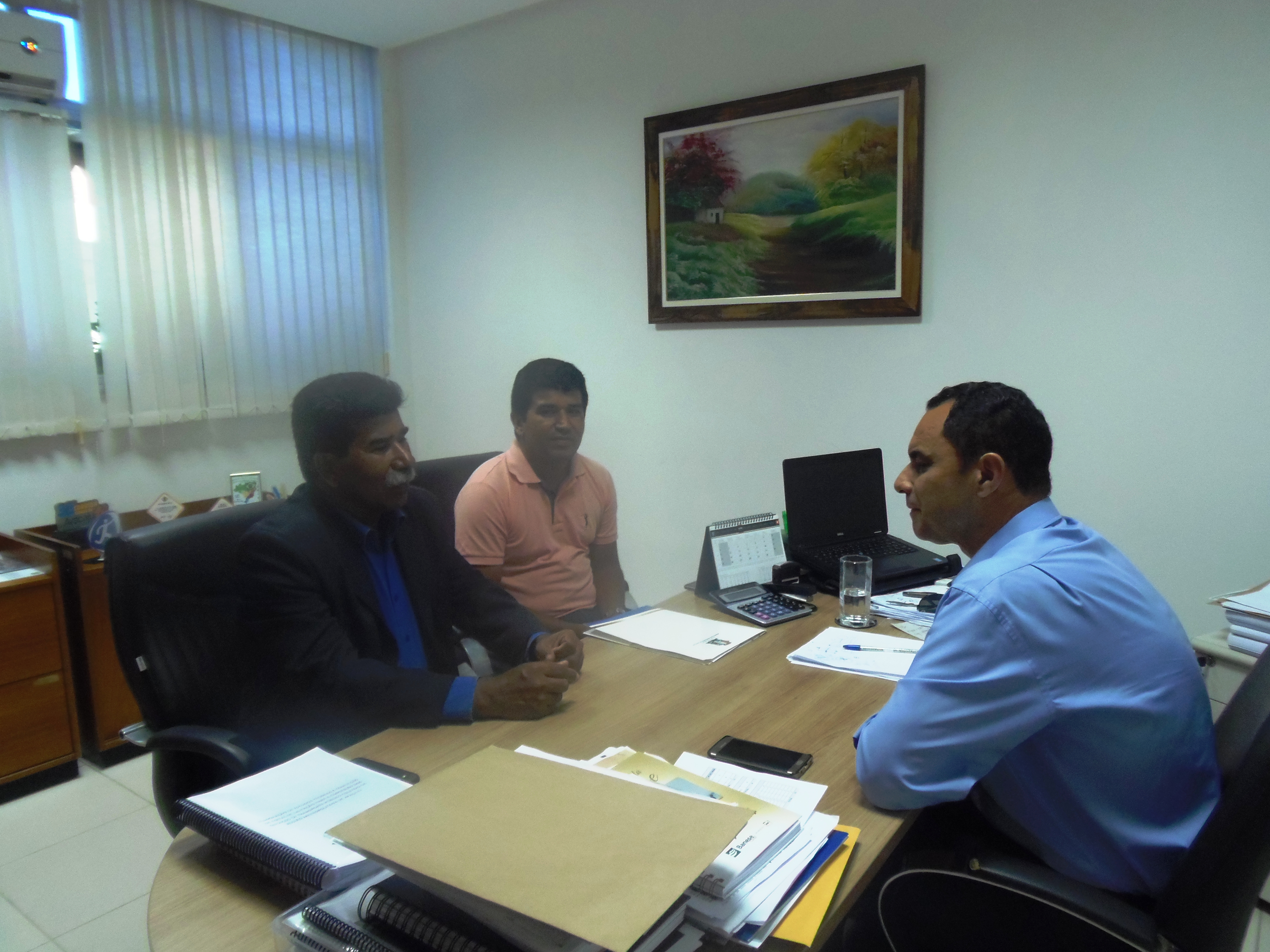 Superintendente recebe visita do vereador Bigode - SMTT Aracaju